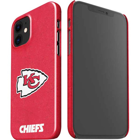 NFL Kansas City Chiefs Distressed iPhone 12 Mini Lite Case