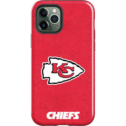 NFL Kansas City Chiefs Distressed iPhone 12 Pro Impact Case