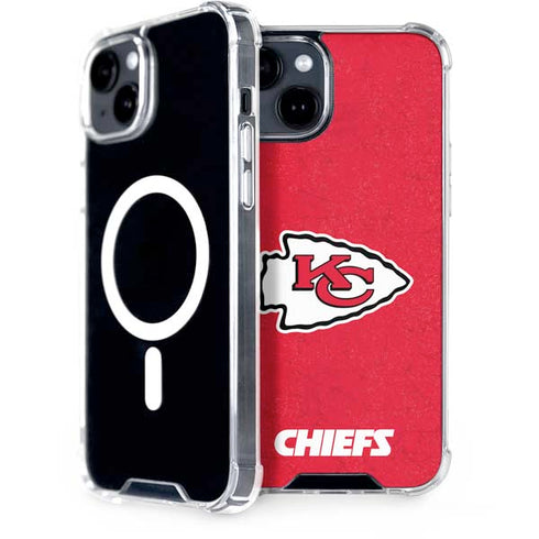 NFL Kansas City Chiefs Distressed iPhone 13 MagSafe Case