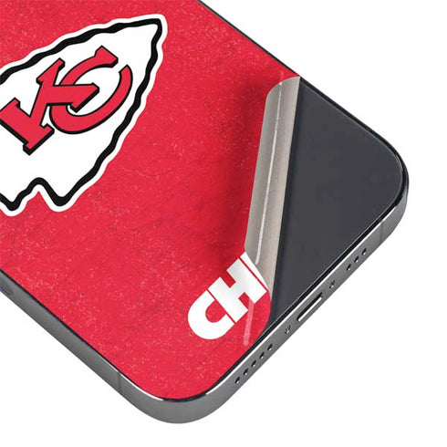 NFL Kansas City Chiefs Distressed iPhone 13 Pro Max Skin