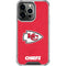 NFL Kansas City Chiefs Distressed iPhone 14 Pro Clear Case