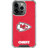 NFL Kansas City Chiefs Distressed iPhone 14 Pro Clear Case
