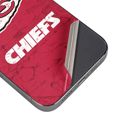 NFL Kansas City Chiefs Distressed iPhone 14 Pro Max Skin
