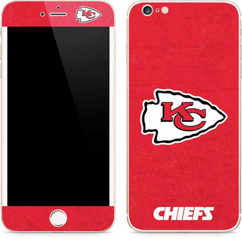 NFL Kansas City Chiefs Distressed iPhone 6/6s Plus Skin