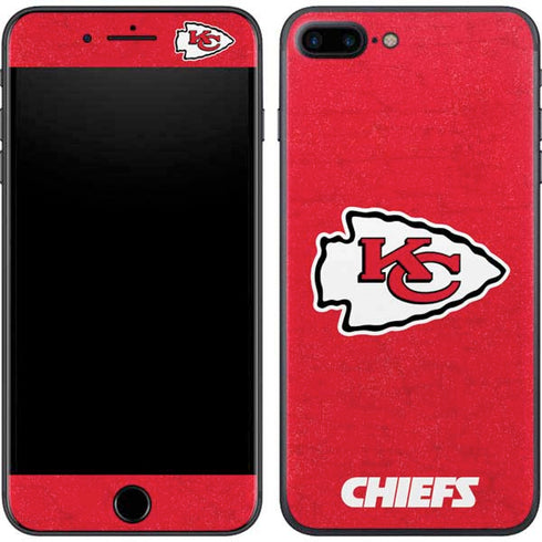 NFL Kansas City Chiefs Distressed iPhone 8 Plus Skin
