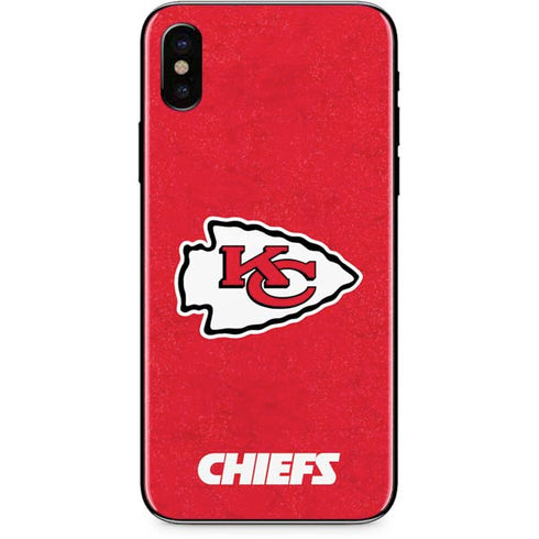 NFL Kansas City Chiefs Distressed iPhone XS Max Skin