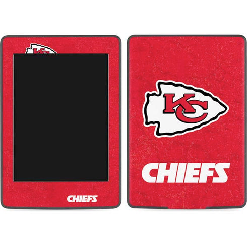 NFL Kansas City Chiefs Distressed Amazon Kindle Skin
