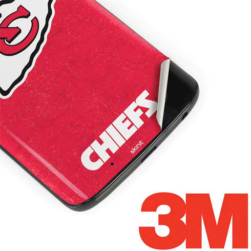 NFL Kansas City Chiefs Distressed Moto G6 Skin