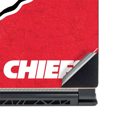 NFL Kansas City Chiefs Distressed MSI GS65 Stealth Laptop Skin