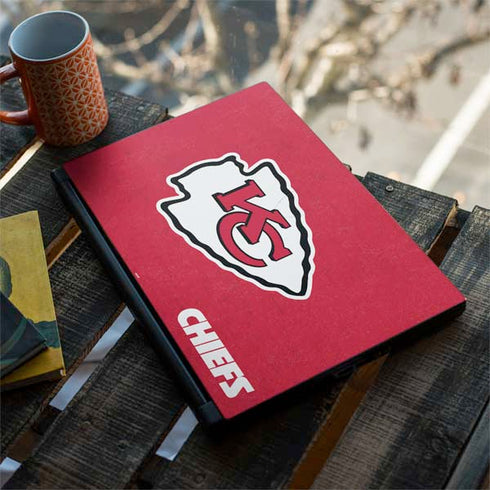 NFL Kansas City Chiefs Distressed MSI GS65 Stealth Laptop Skin