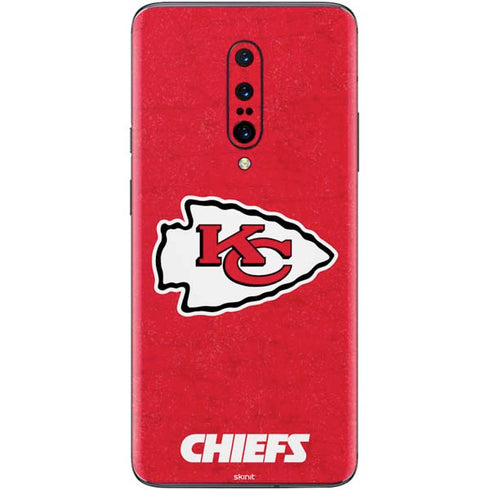 NFL Kansas City Chiefs Distressed OnePlus 7 Pro Skin