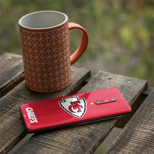 NFL Kansas City Chiefs Distressed OnePlus 7 Pro Skin