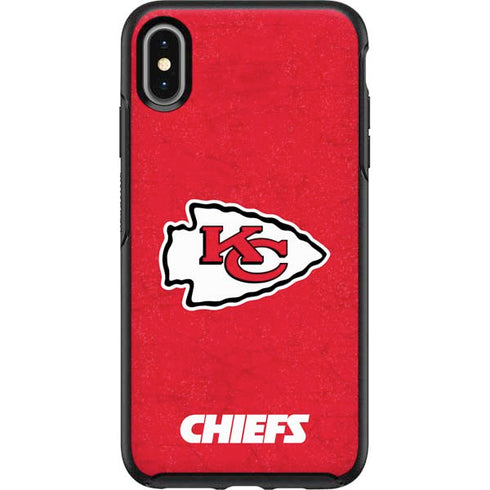NFL Kansas City Chiefs Distressed Otterbox Symmetry iPhone Skin