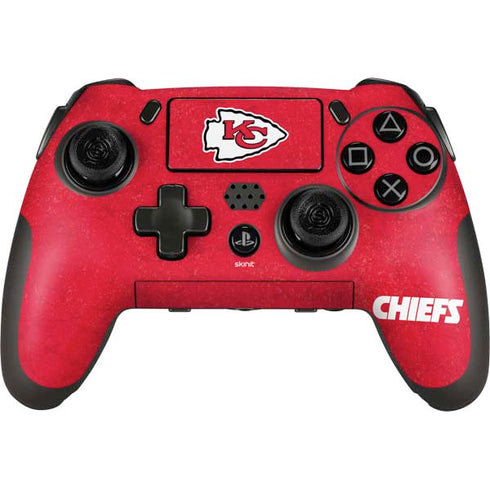 NFL Kansas City Chiefs Distressed PlayStation Scuf Vantage 2 Controller Skin
