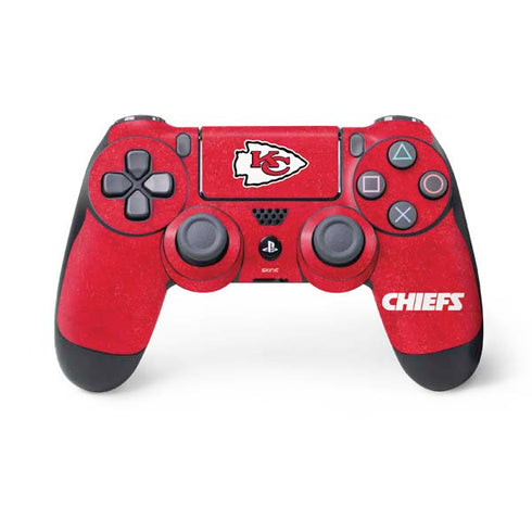 NFL Kansas City Chiefs Distressed PS4 Controller Skin