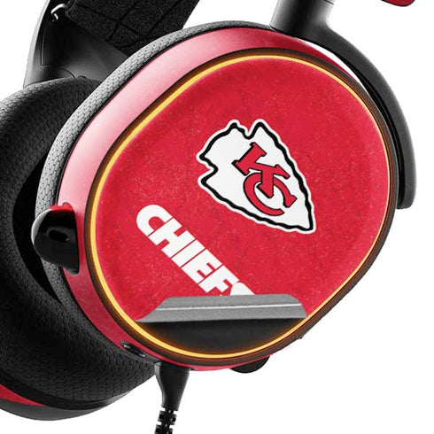 NFL Kansas City Chiefs Distressed SteelSeries Arctis 5 Skin