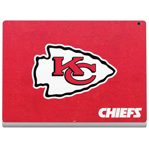 NFL Kansas City Chiefs Distressed Surface Book 2 15in Skin