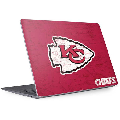 NFL Kansas City Chiefs Distressed Surface Laptop 3 13.5in Skin