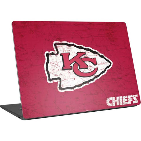 NFL Kansas City Chiefs Distressed Surface Laptop 4 15in Skin