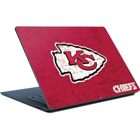 NFL Kansas City Chiefs Distressed Surface Laptop Skin