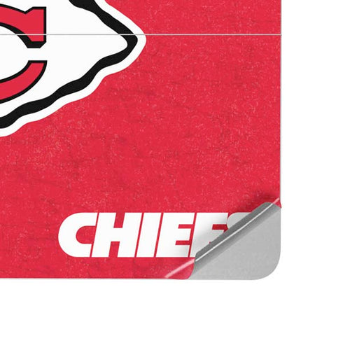 NFL Kansas City Chiefs Distressed Surface Laptop Studio Skin
