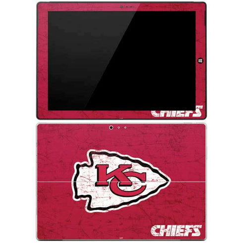 NFL Kansas City Chiefs Distressed Surface Pro 3 Skin