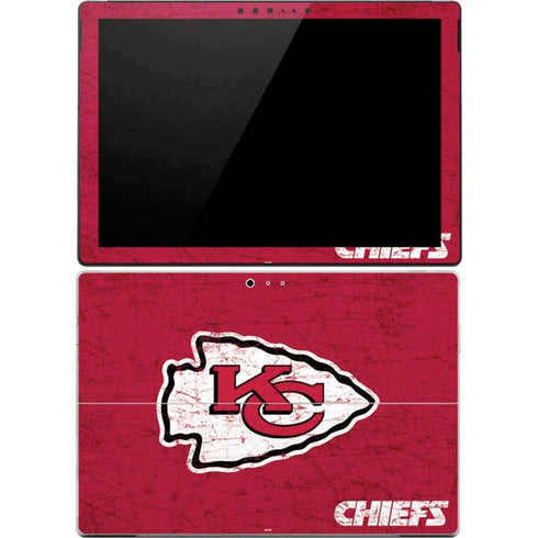 NFL Kansas City Chiefs Distressed Surface Pro 4 Skin