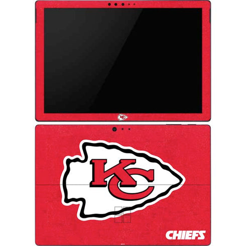 NFL Kansas City Chiefs Distressed Surface Pro 6 Skin