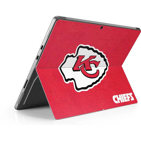 NFL Kansas City Chiefs Distressed Surface Pro 8 Skin