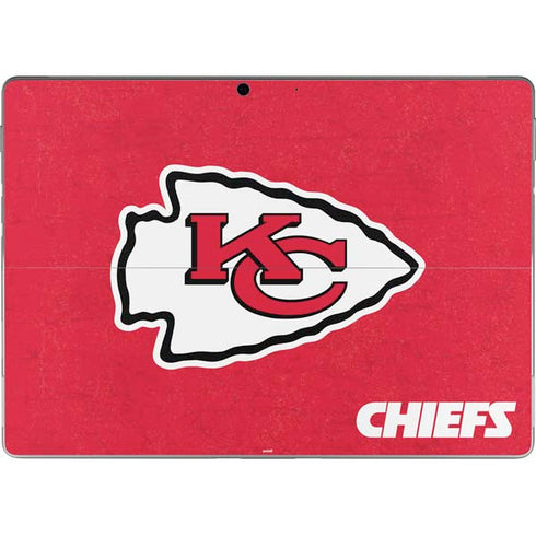 NFL Kansas City Chiefs Distressed Surface Pro 9 Skin