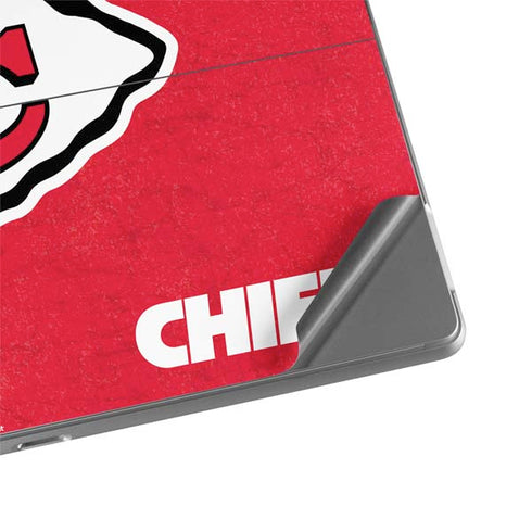 NFL Kansas City Chiefs Distressed Surface Pro 9 Skin