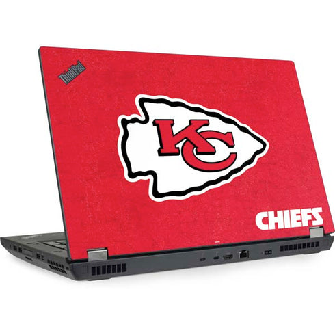 NFL Kansas City Chiefs Distressed Lenovo ThinkPad Skin