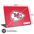 NFL Kansas City Chiefs Distressed Universal Laptop 13in (10.6 x 7.6in) Skin