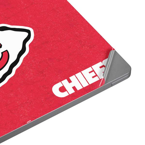 NFL Kansas City Chiefs Distressed Universal Laptop 14in (11.4 x 8.2in) Skin