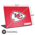 NFL Kansas City Chiefs Distressed Universal Laptop 15in (12.2 x 8.8in) Skin