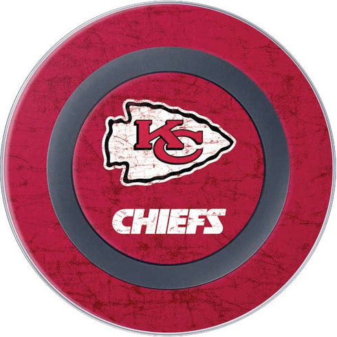 NFL Kansas City Chiefs Distressed Wireless Charger Skin