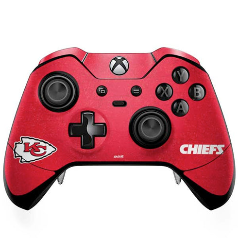 NFL Kansas City Chiefs Distressed Xbox One Elite Controller Skin