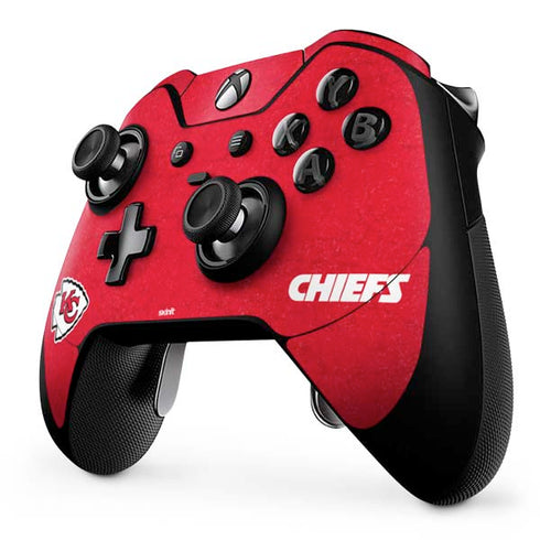 NFL Kansas City Chiefs Distressed Xbox One Elite Controller Skin