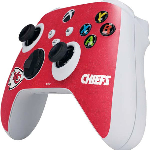 NFL Kansas City Chiefs Distressed Xbox Series S Controller Skin
