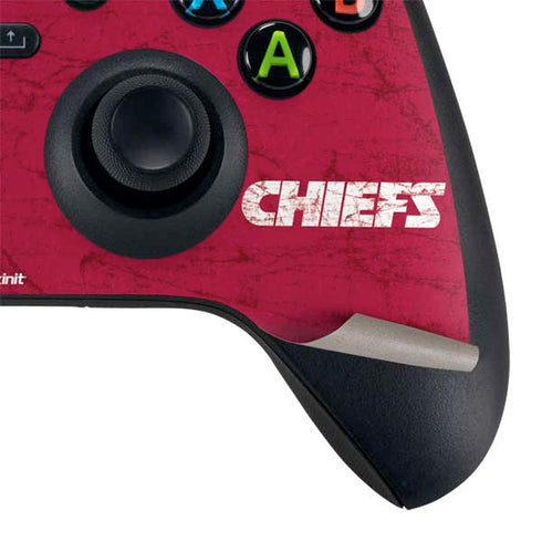 NFL Kansas City Chiefs Distressed Xbox Series X Bundle Skin