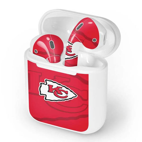 NFL Kansas City Chiefs Double Vision Apple AirPods Skin
