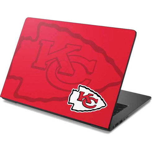 NFL Kansas City Chiefs Double Vision Dell Chromebook Skin