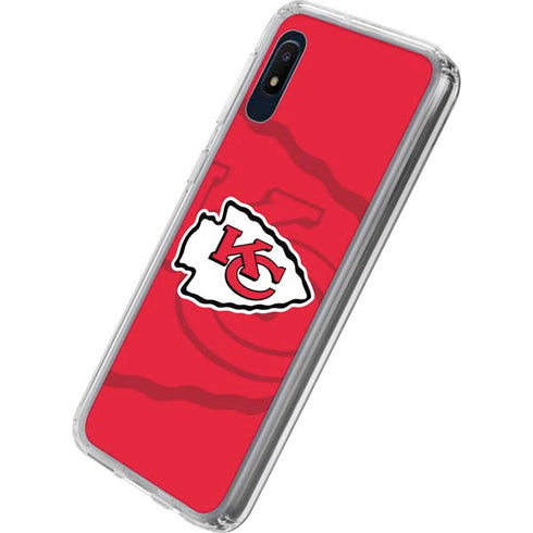 NFL Kansas City Chiefs Double Vision Galaxy A10e Clear Case