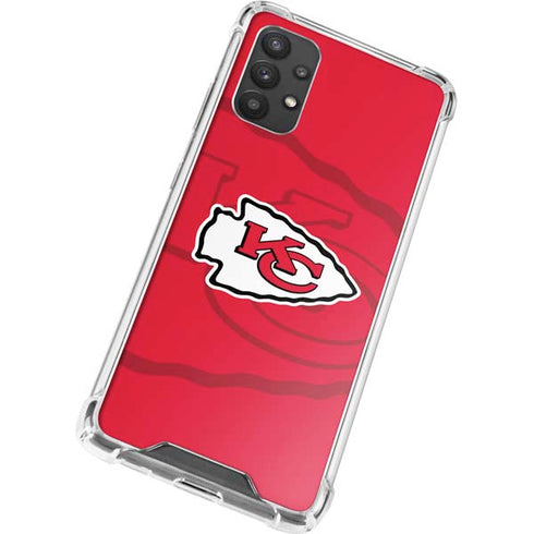 NFL Kansas City Chiefs Double Vision Galaxy A32 5G Clear Case