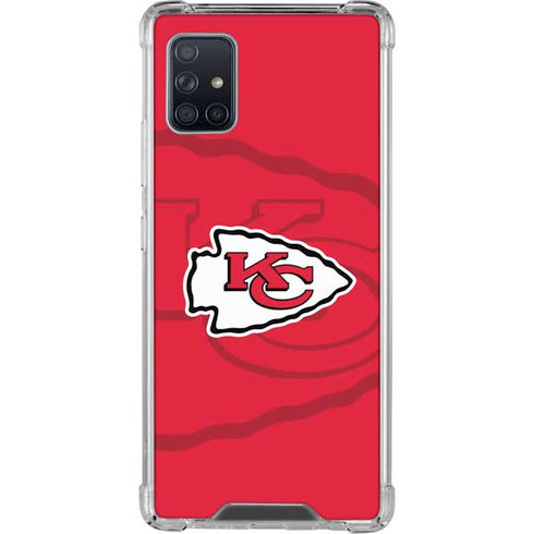 NFL Kansas City Chiefs Double Vision Galaxy A51 5G Clear Case