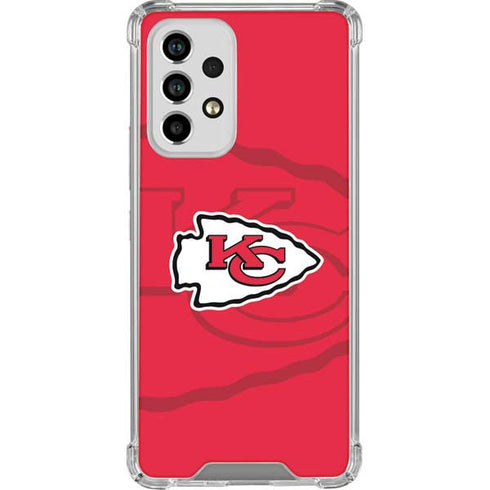 NFL Kansas City Chiefs Double Vision Galaxy A53 5G Clear Case