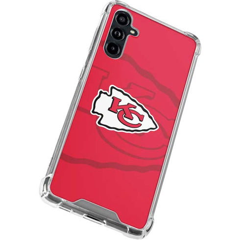 NFL Kansas City Chiefs Double Vision Galaxy A54 5G Clear Case