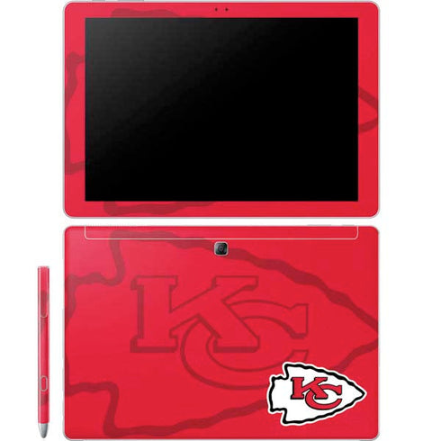 NFL Kansas City Chiefs Double Vision Galaxy Book 12in Skin