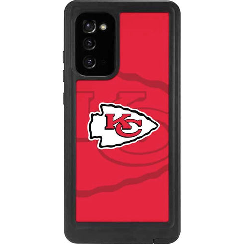 NFL Kansas City Chiefs Double Vision Galaxy Note20 5G Waterproof Case