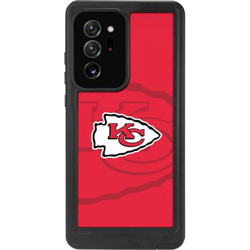 NFL Kansas City Chiefs Double Vision Galaxy Note20 Ultra 5G Waterproof Case